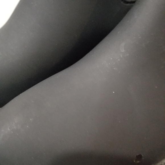 Jeffrey Campbell Black Rubber Rain Boots Size 9 - Picture 2 of 5